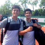 Orlandinho Luz e João MEnezes estão na semifinal de duplas de Roland Garros Juvenil 2014